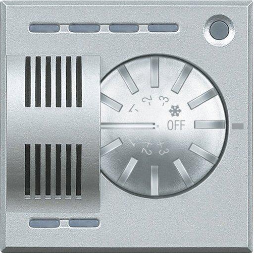 Raumthermostat Fan Coil aluminium