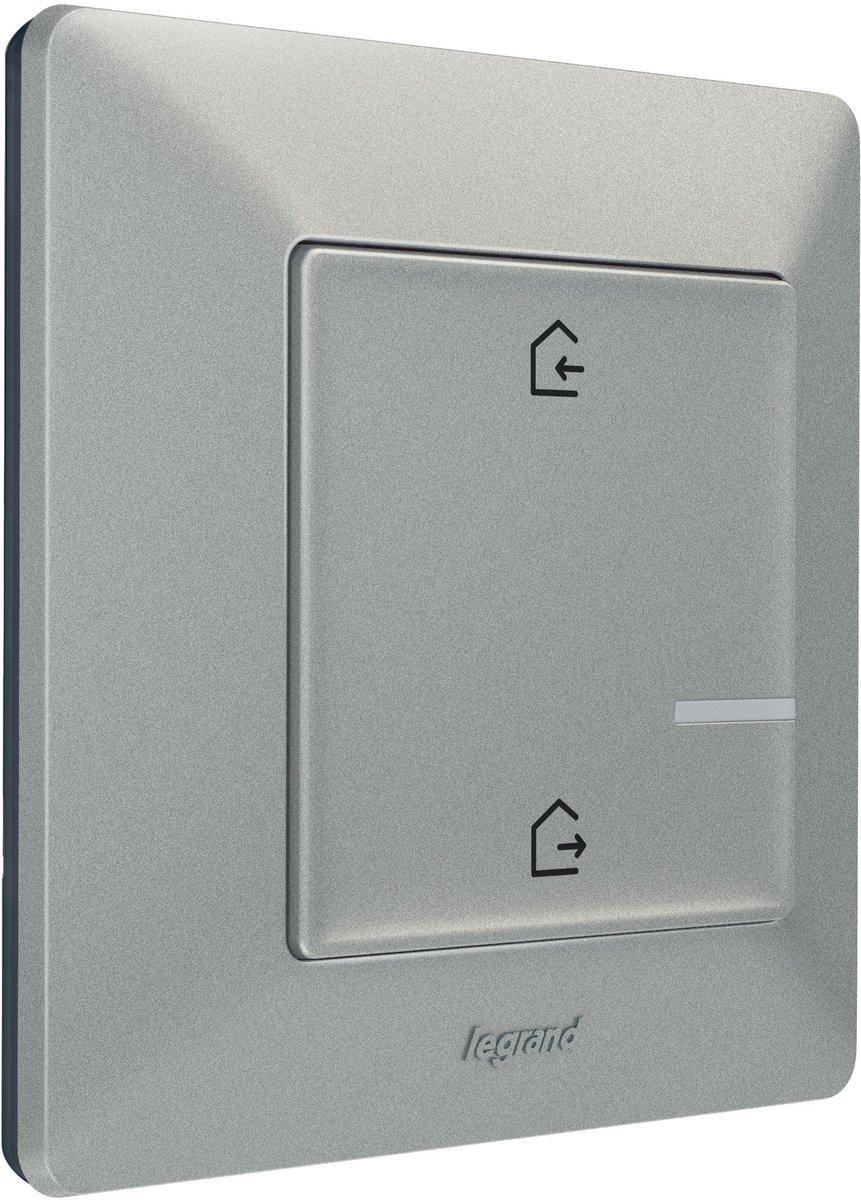 Master-Switch Kommen/Gehen Valena Life with Netatmo Aluminium