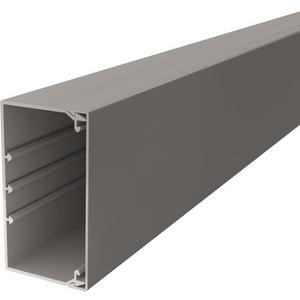 Leitungsführungskanal mit Bodenlochung 60x110 mm steingrau