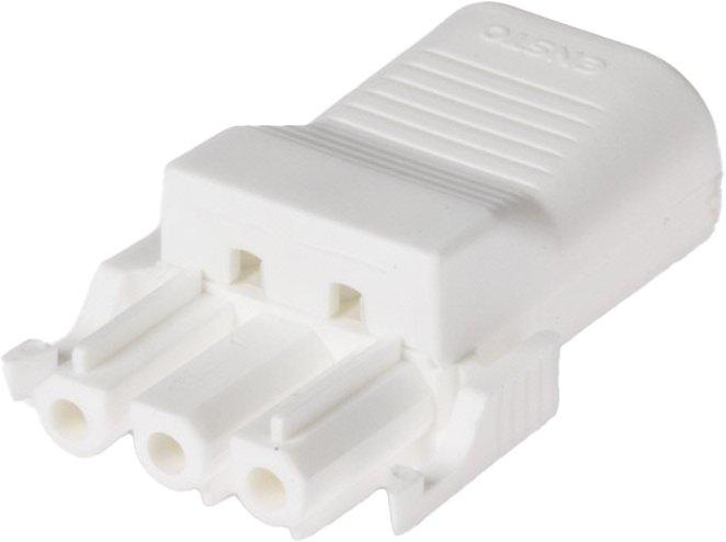 Kupplung 3-polig 20A weiß 0,75-4mm²