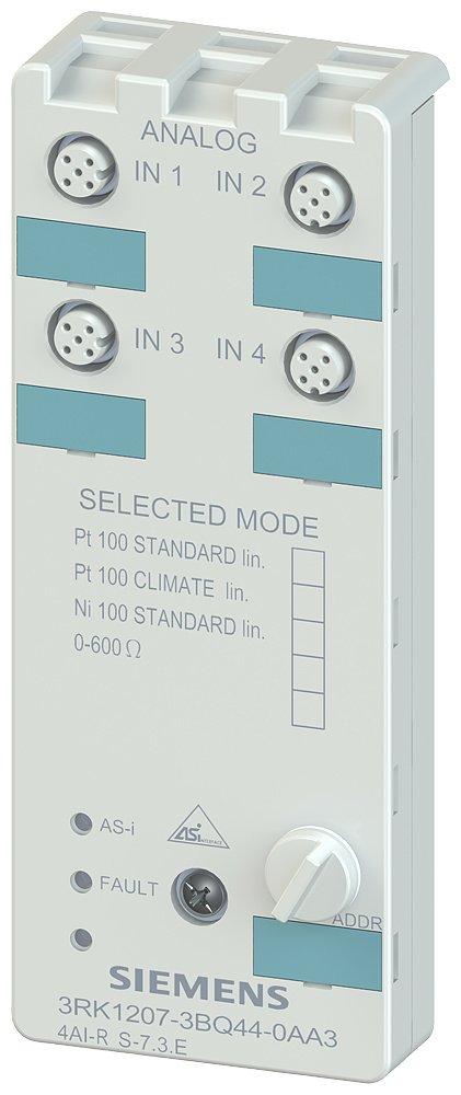 AS-I Kompaktmodul IP67 analog 4AE 4xEing. (M12) PT100 LIN. St.