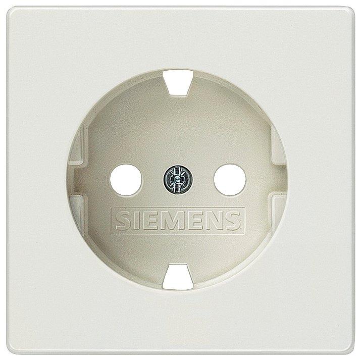 DELTA style titanweiß Abdeckungplatte 68X68mm für Schuko-Steckdose