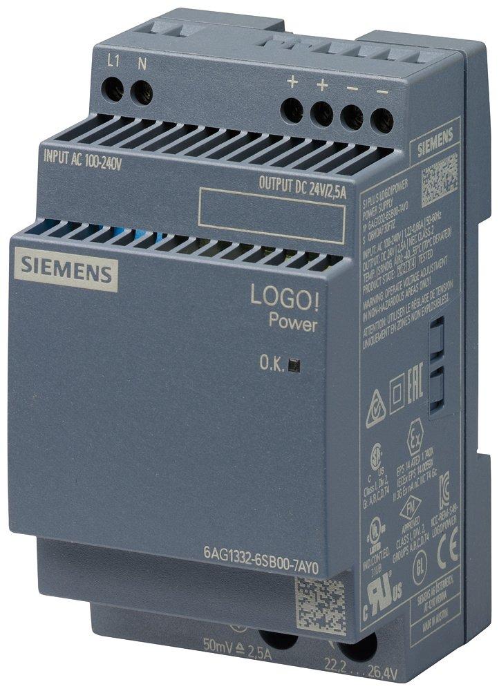 SIPLUS LOGO!Power - Stromversorgung 1-phasig DC 24 V/2,5 A