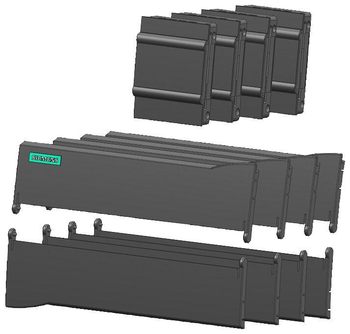 SIMATIC S7-1200 Ersatzteil Frontklappen CPU 1215C - je 4 Stück