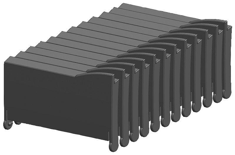SIMATIC S7-1200 Ersatzteil Frontklappen Signal Module 70mm - je 6 Stück