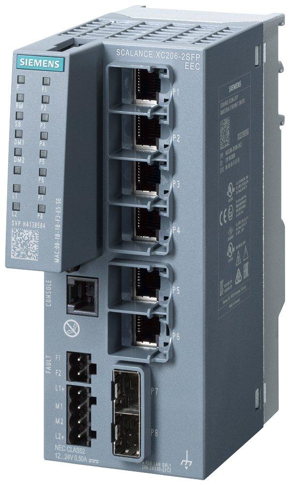 SCALANCE XC206-2SFP EEC managebarer Layer 2 IE Switch 6x 10/100 Mbit/s