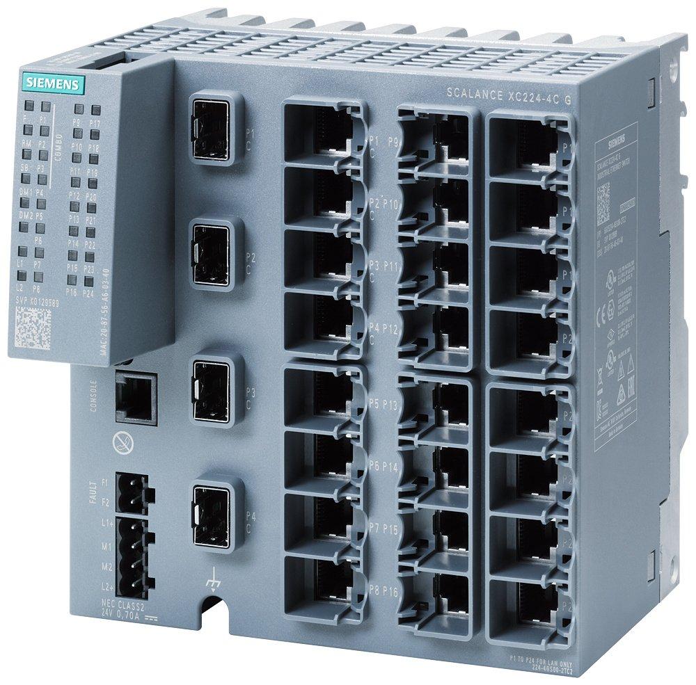 SCALANCE XC224-4C G manag Layer 2 IE Switch Full-Gigabit 20x 10/100/1000 Mbit/s