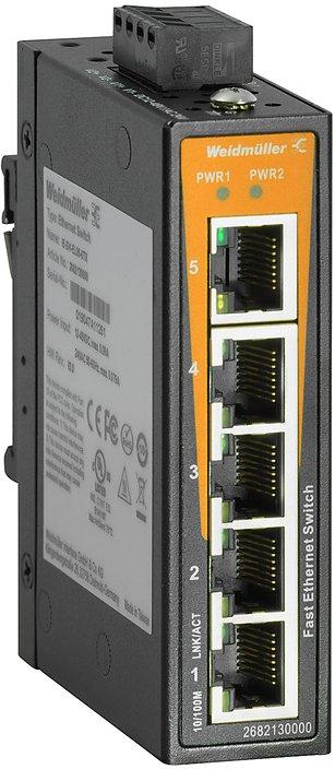 Netzwerk-Switch (unmanaged) unmanaged Fast Ethernet Anzahl Ports: 5x RJ45 -40 °C
