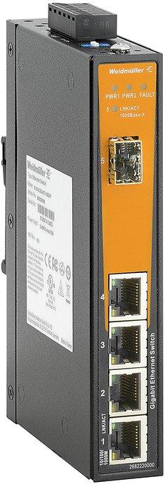 Netzwerk-Switch (unmanaged) unmanaged Gigabit Ethernet Anzahl Ports: 4x RJ45 1x
