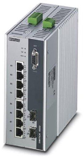 Industrial Eth. Switch 8 Port RJ45 10/100 MBit/s 2 Port SFP 100/1000 MBit/s