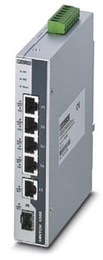 Industrial Eth. Switch 5 Port RJ45 10/100/1000 MBit/s 1 Port SFP 1000 MBit/s