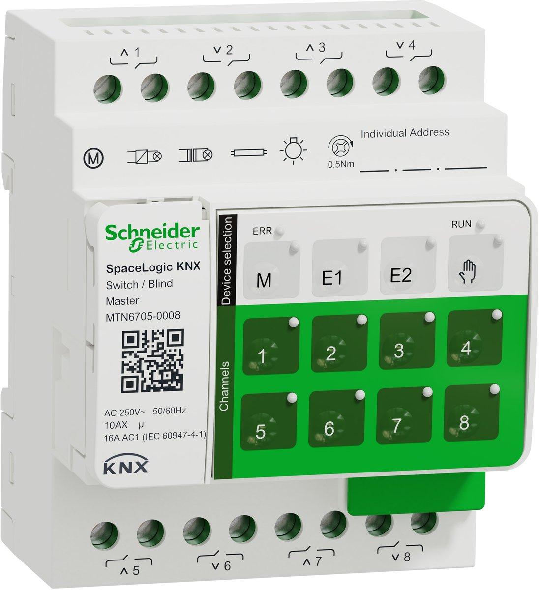 SpaceLogic KNX Master Schalter/Jalousie 8-fach