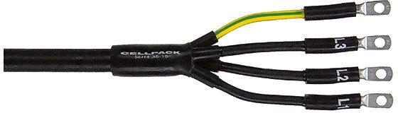 Warmschrumpf-Freiluft-Endverschluss für unarmierte Kabel und Leitungen