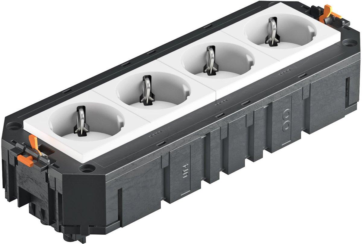 Universalträger Connect mit Wieland Stecksystem VDE 208x76x45