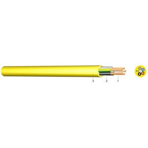 PVC Baustellenleitung K35 N07V3V3-F 5G 2,5 gelb Eca 100m Bund