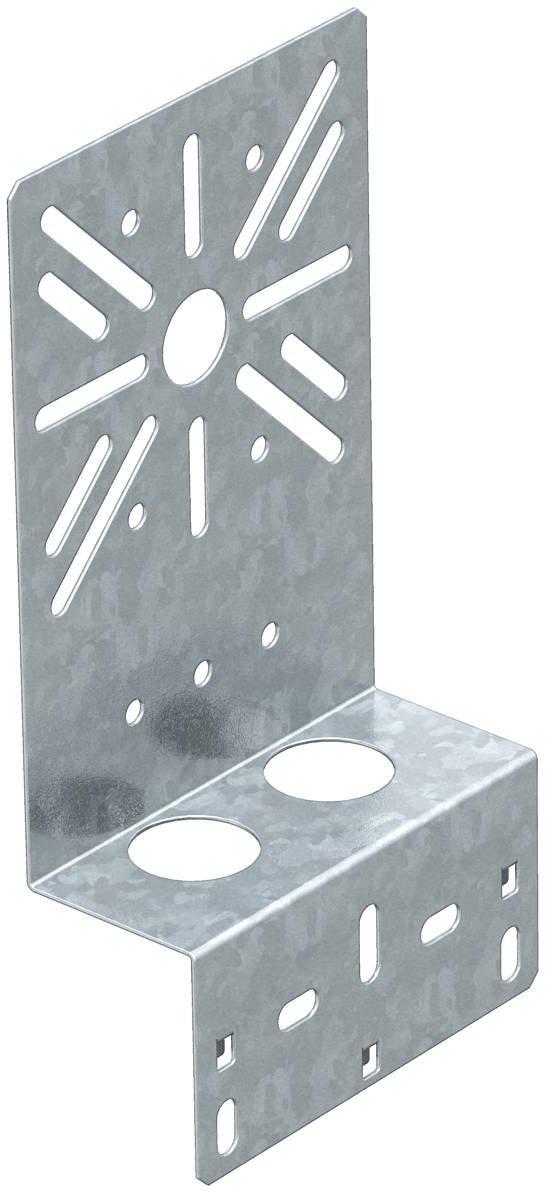 Montageplatte gebogen klein 210x120 St bandverzinkt Zink/Aluminium Double