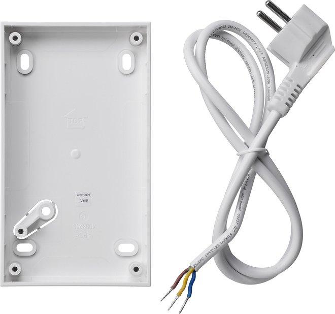 Adapterrahmen AP I/O-Modul Zubehör Reinweiß