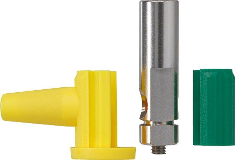 Winkel-Buchsenstecker für Leiter bis 6 mm² für Potentialausgleich-Steckdose