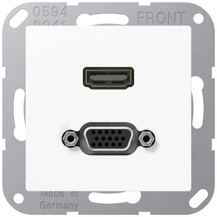 HDMI und VGA Tragring Schraubbefestigung bruchsicher