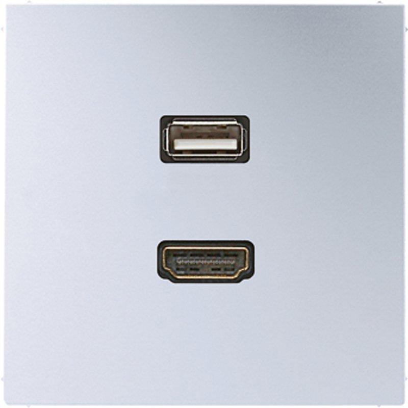 HDMI und USB Tragring Schraubbefestigung