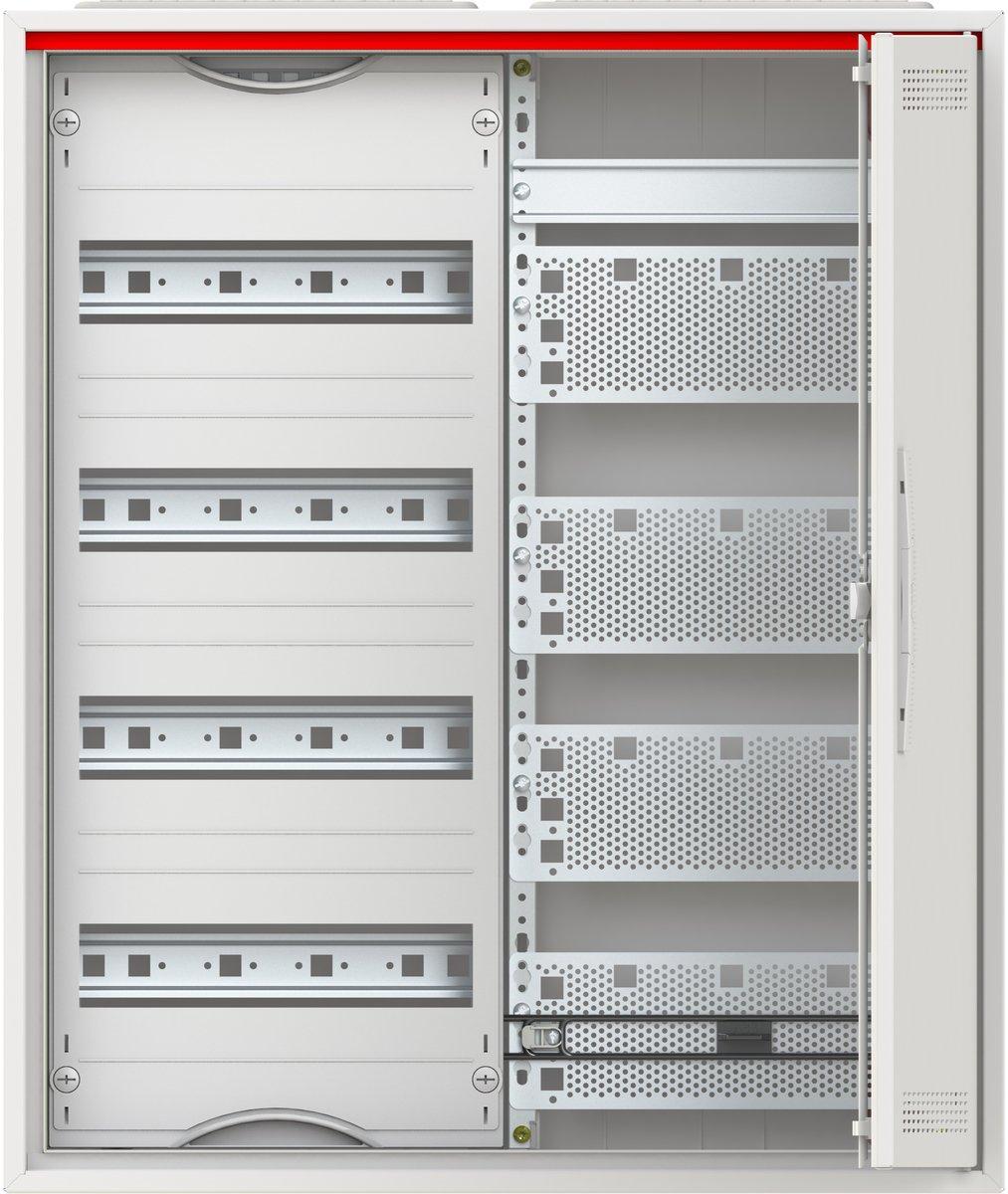 ComfortLine Kleinverteiler Aufputz 2FB 4-reihig Tür mit Belüftungsschlitzen