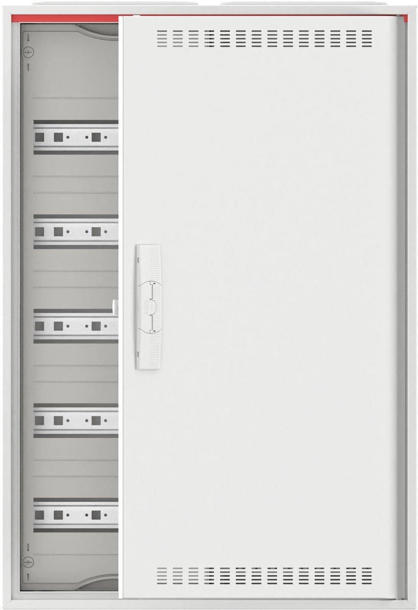 Kleinverteiler Aufputz 2FB 5-reihig Tür mit Belüftungsschlitzen ComfortLine