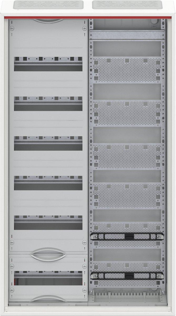 Kleinverteiler Aufputz 2FB 6-reihig Tür mit Belüftungsschlitzen ComfortLine