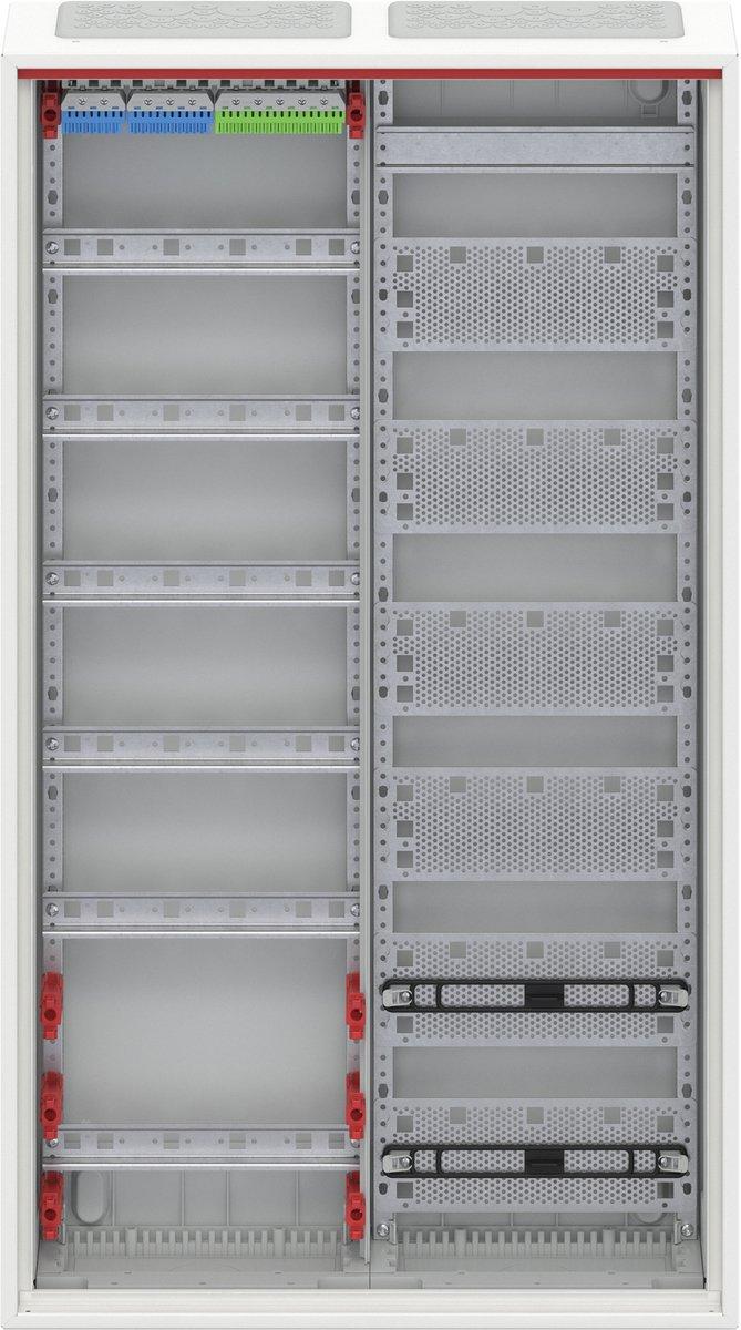 Kleinverteiler Aufputz 2FB 6-reihig WiFi-Tür mit Kunststoffeinsatz ComfortLine