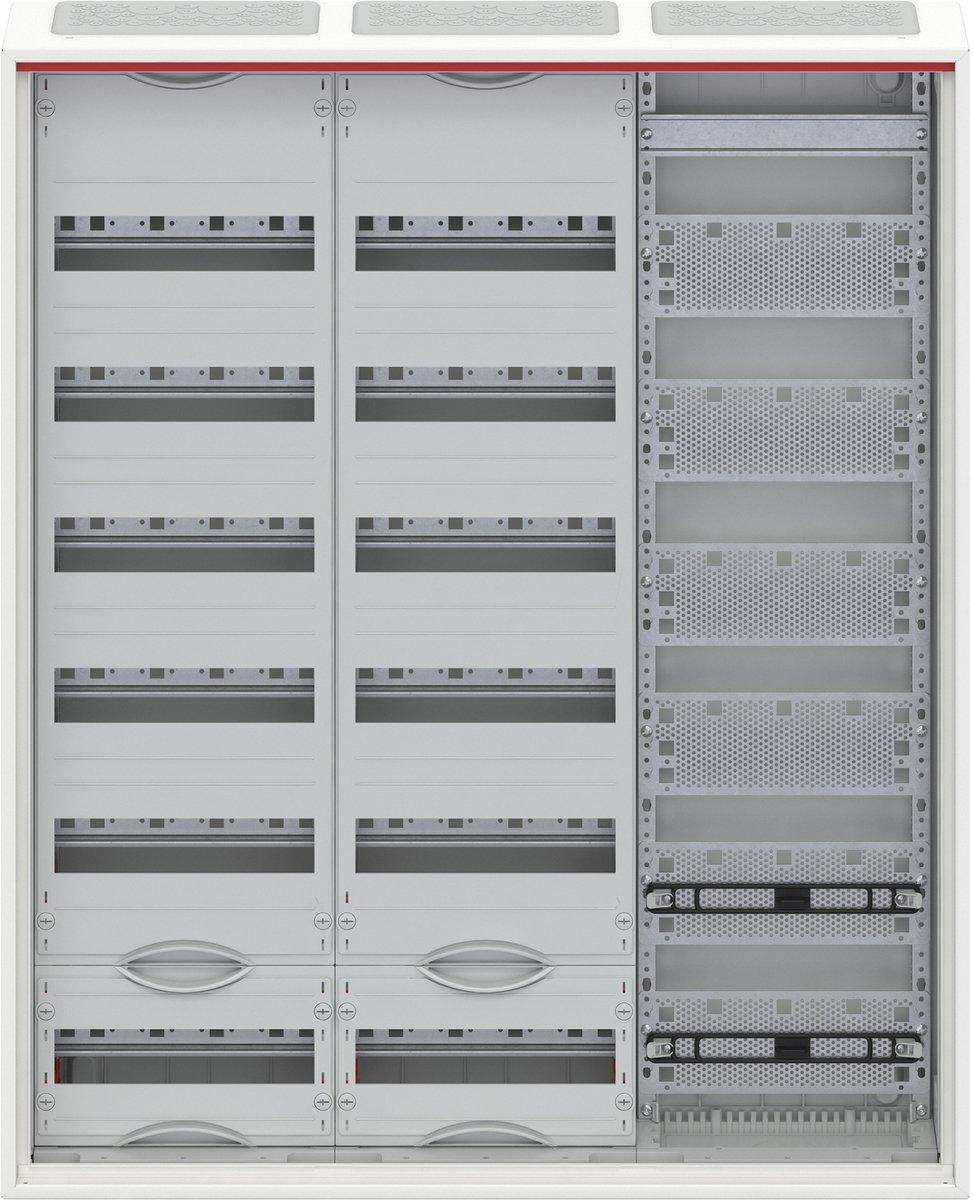 Kleinverteiler Aufputz 3FB 6-reihig WiFi-Tür mit Kunststoffeinsatz ComfortLine