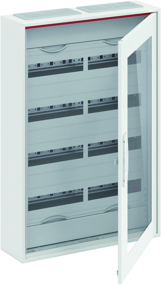 Kleinverteiler AP 2FB 5-reihig Reihenabstand 150mm transparente Tür ComfortLine