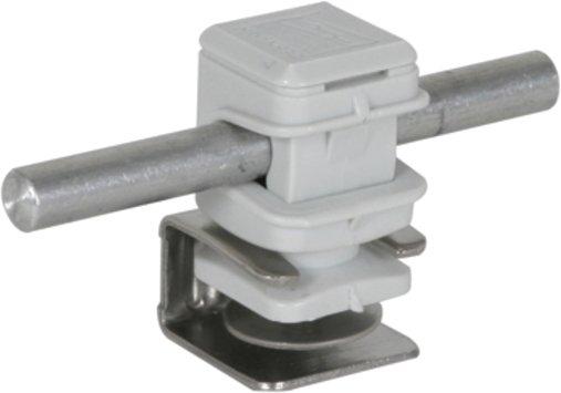 Dachleitungshalter mit Klemmtechnik für Dachflächen 4-6 mm