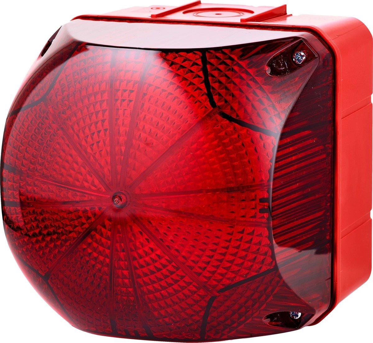 QDS LED Dauer-/Blinkleuchte 24 V AC/DC rot rot