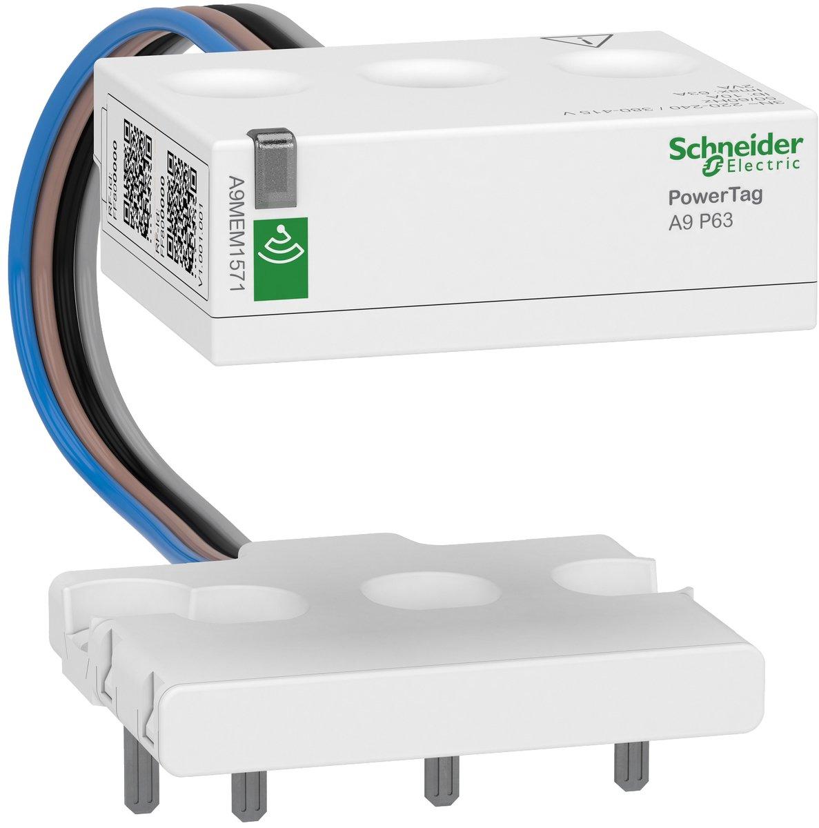PowerTag Acti9 P63 3P+N Obere Position Max 63A Energiesensor