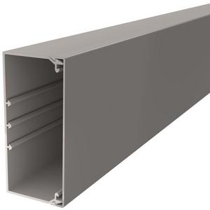 Leitungsführungskanal mit Bodenlochung 60x130 mm steingrau