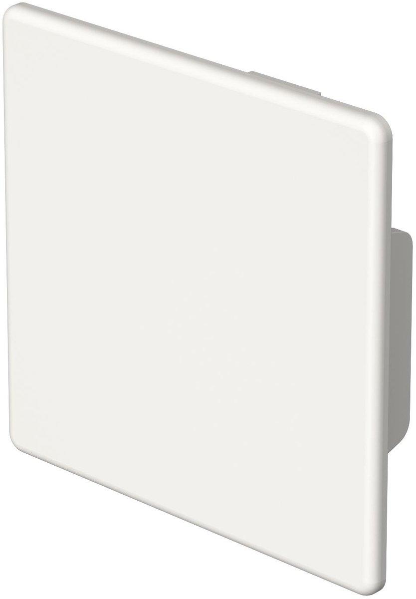 Endstück 60x60mm PVC reinweiß RAL 9010