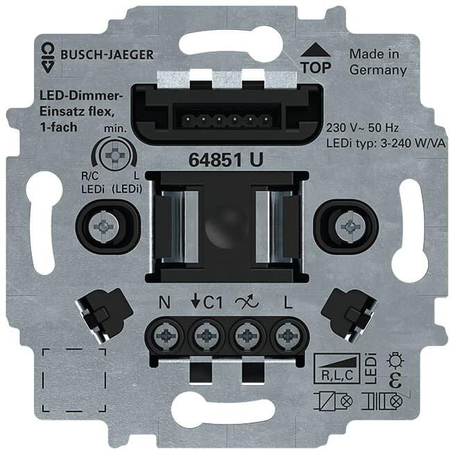 LED Tastdimmer Einsatz flex