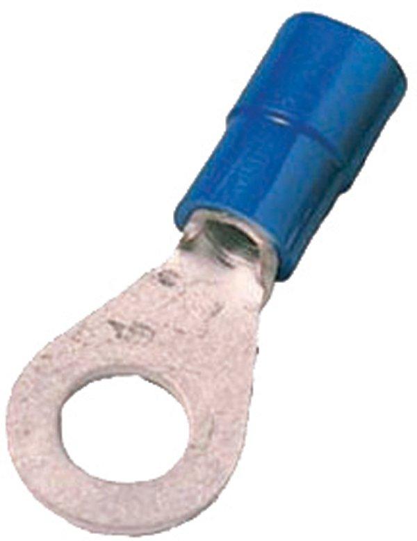 Isolierter Quetschkabelschuh 16mm² M6 blau