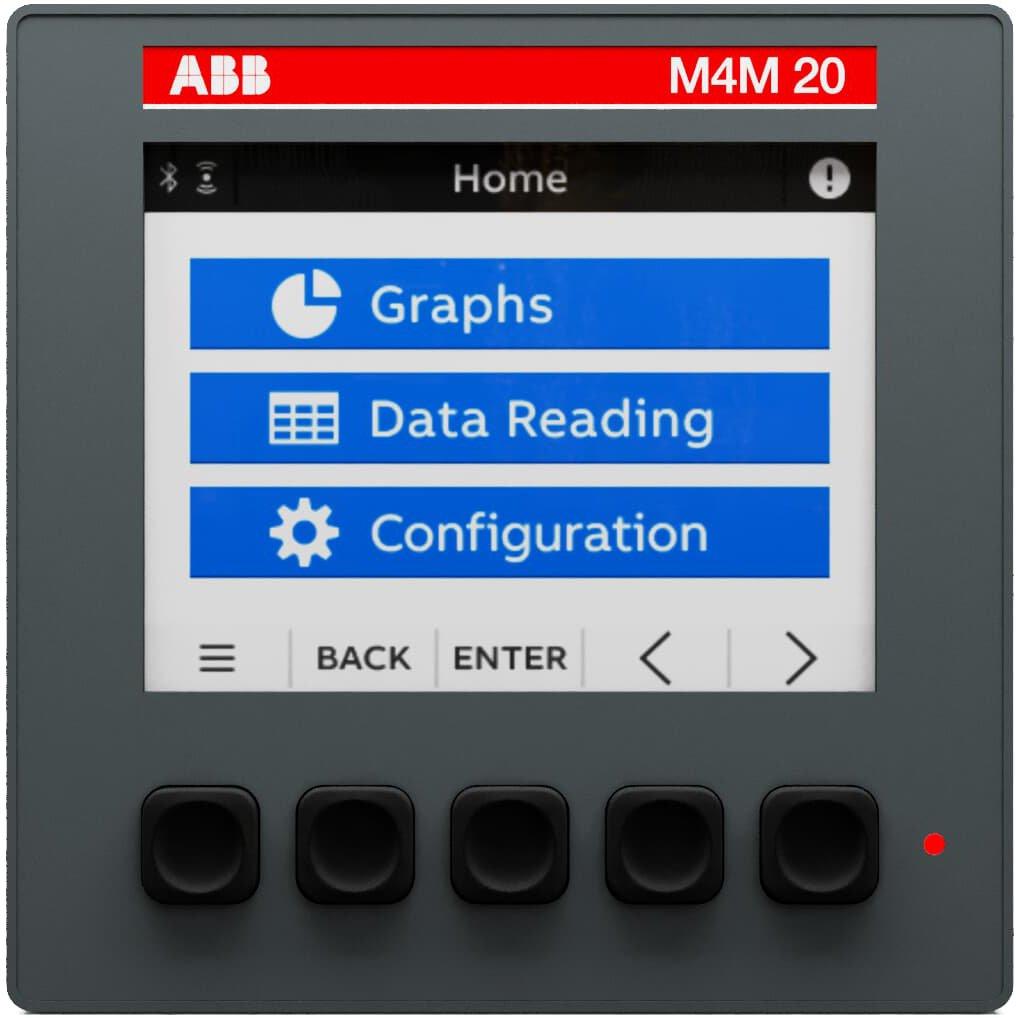 Netzanalysator Modbus TCP IP Schnittstelle Türeinbau 96x96mm Tastenbedienung