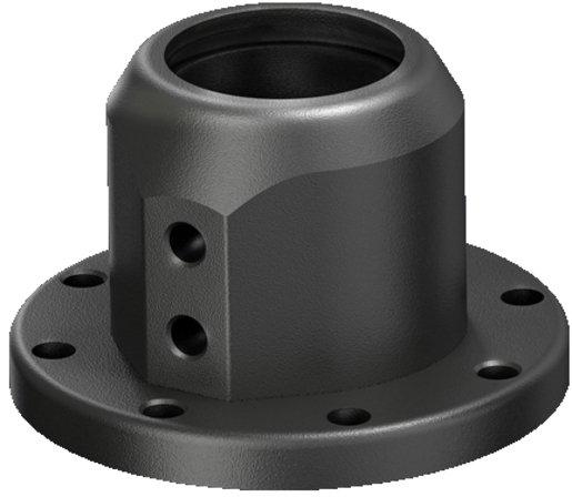 Wand-/Bodenbefestigung für Tragarmsystem CP 40 Stahl