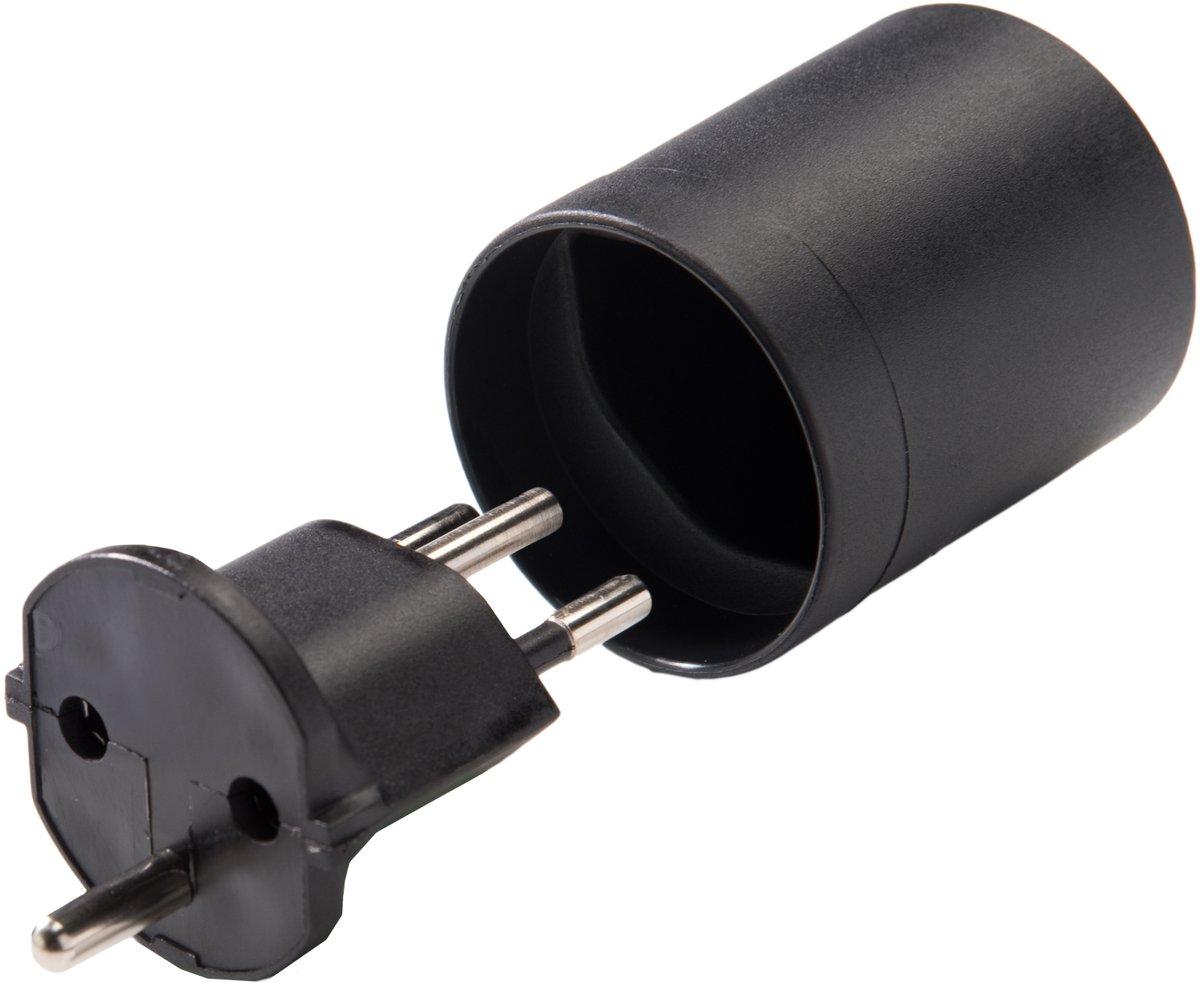 Übergangsstecker zweites Schutzkontaktsystem auf Stecker SEV Typ 12