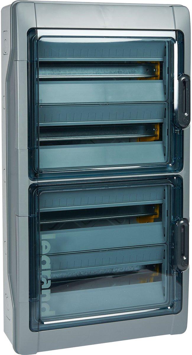 Feuchtraumverteiler Aufputz Plexo3 IP65- 4-reihig