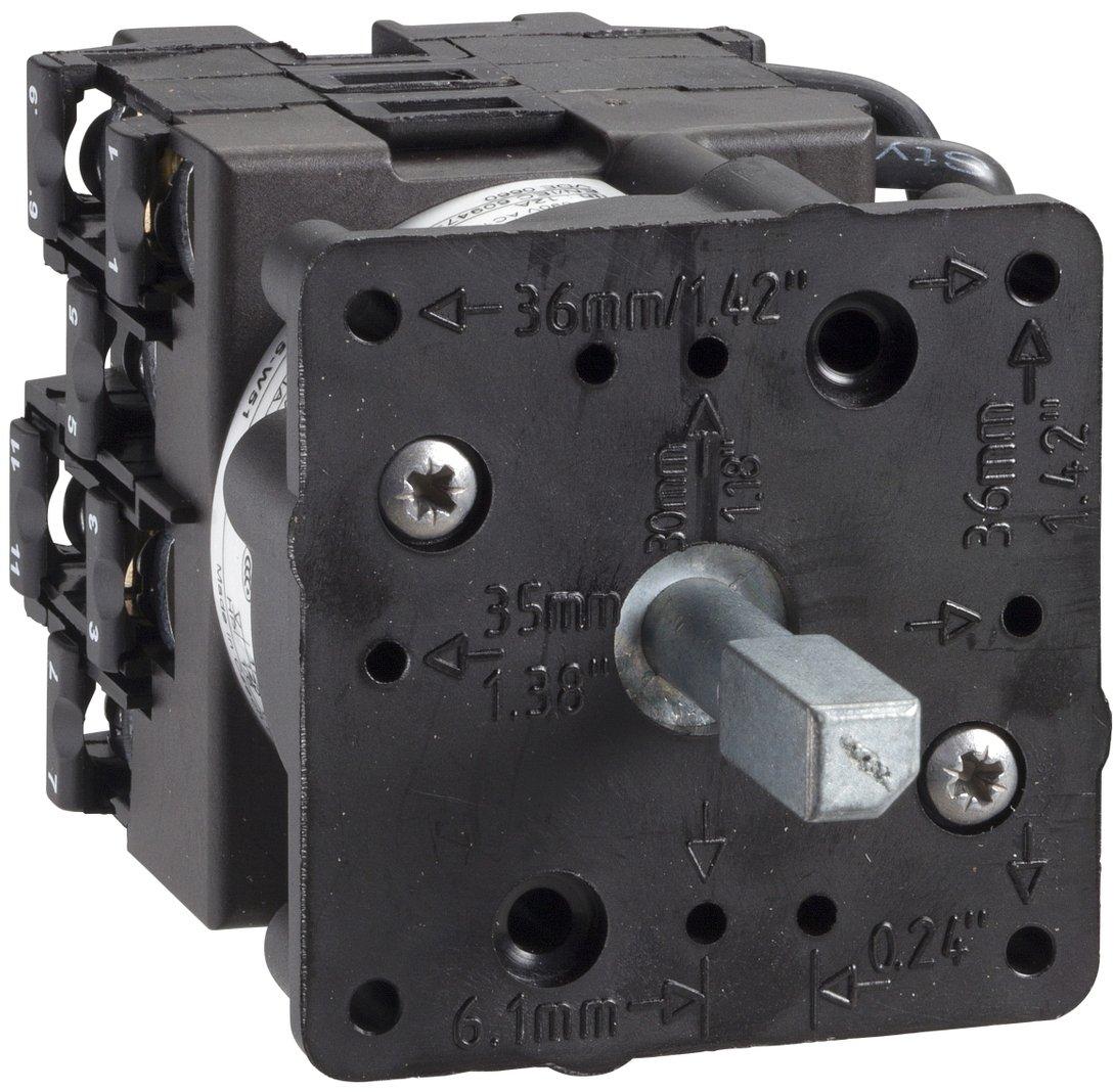 Gehäuse für Umschalter 3-polig 45° 20 A Schraubmontage