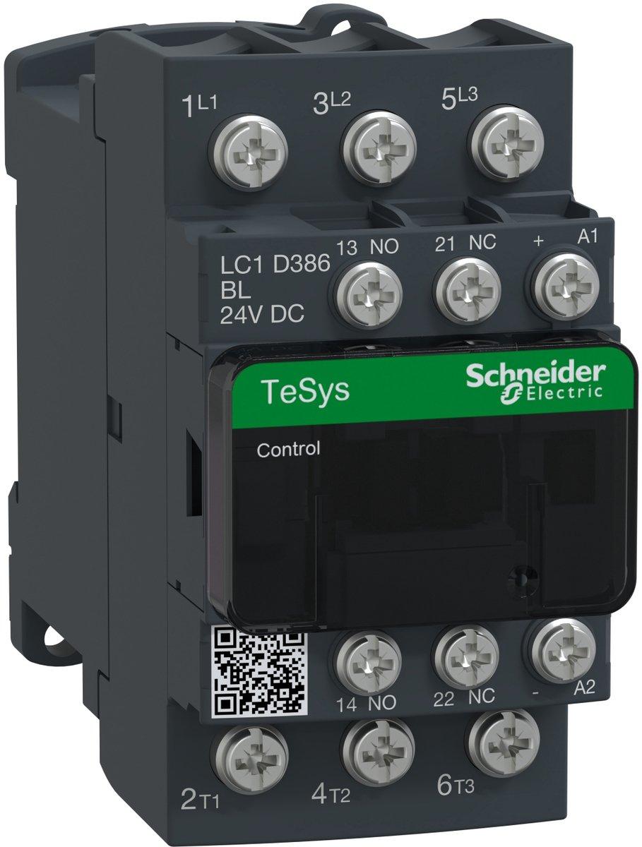 Leistungsschütz 3-polig+1S+1Ö 18,5kW/400V/AC3 38A Spule 24V DC