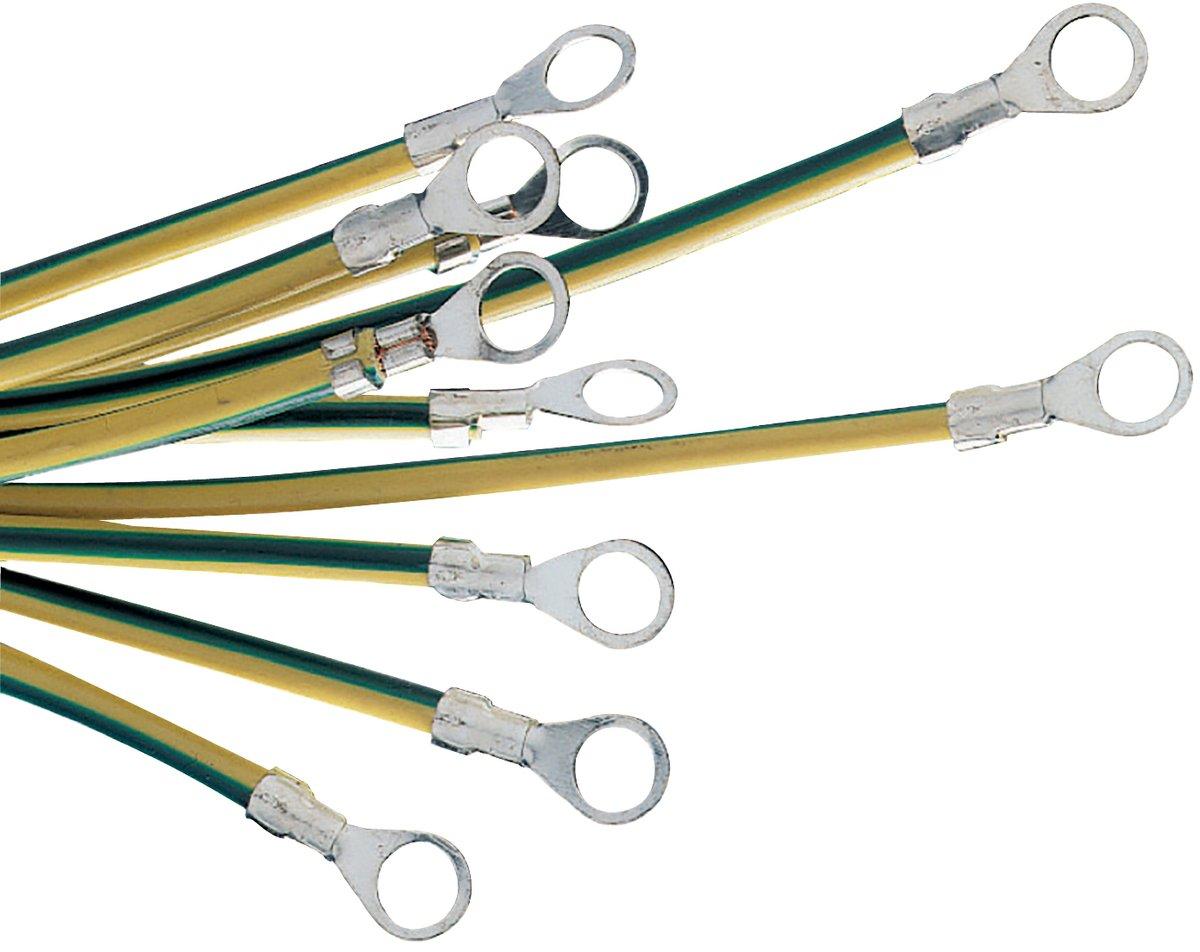 Erdungsband Ø 6mm² Länge 220mm Ösenloch 6,4mm