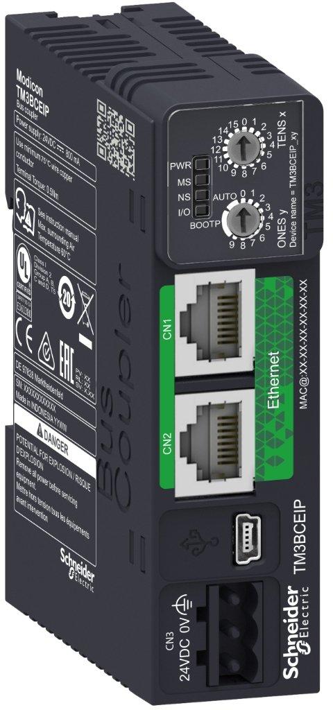 Buskoppler Modicon TM3 Ethernet RJ45 Anschlüsse