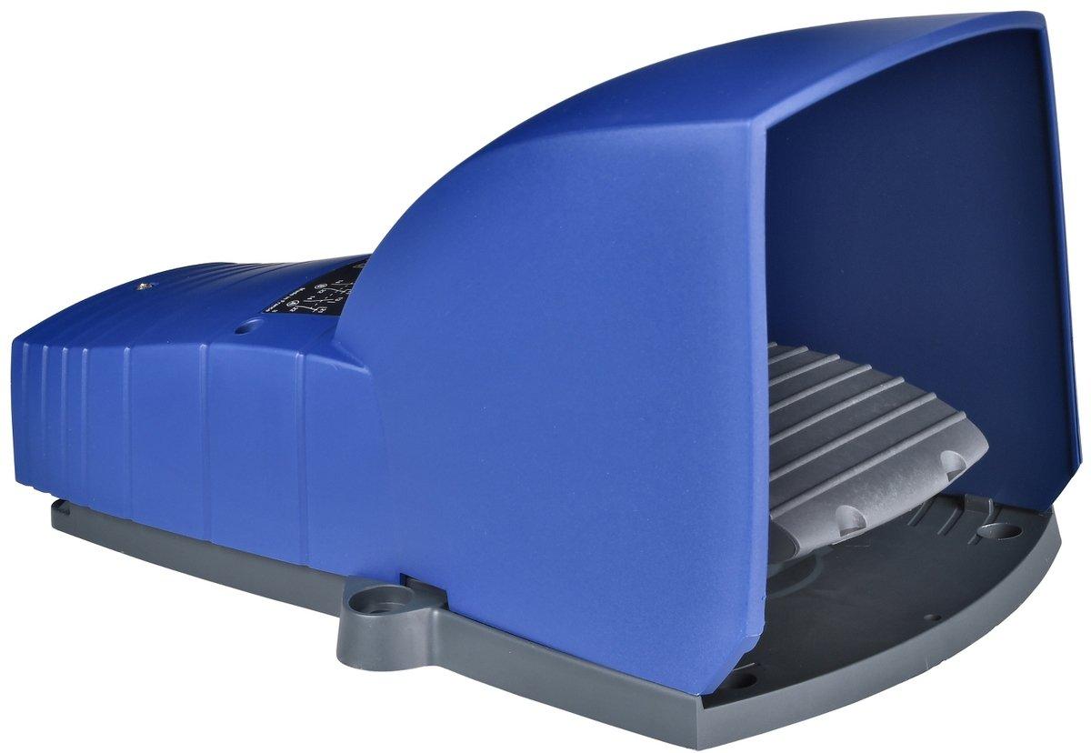 Einzelfußschalter XPE-B mit Abdeckung Kunststoff blau 2NC+2NO