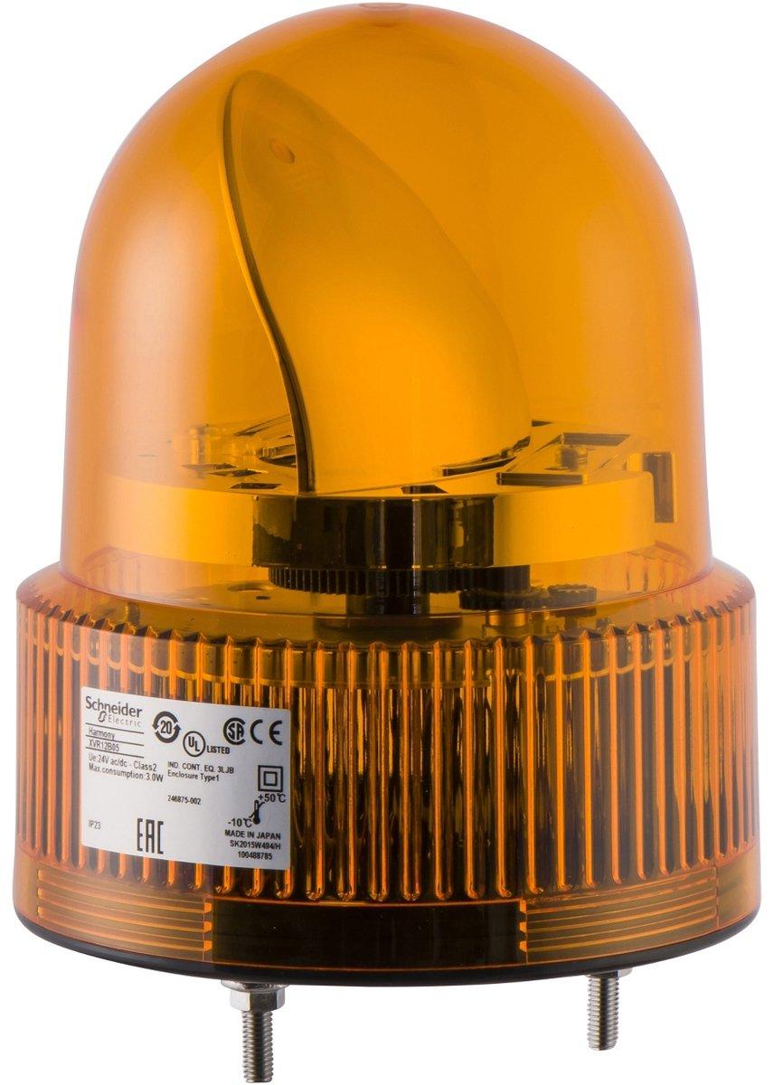 Drehspiegelleuchte Harmony XVR 120mm orange ohne Buzzer 24V ACDC