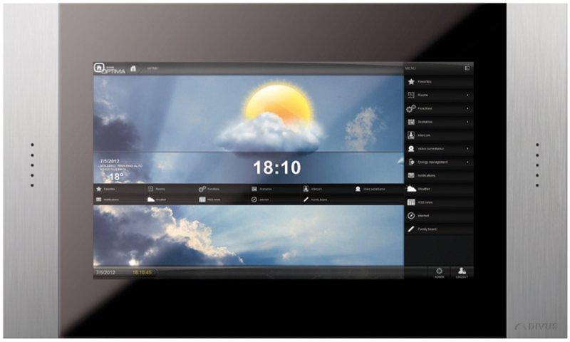 Touchpanel KNX-SUPERIO 19 kapazitiv schwarz