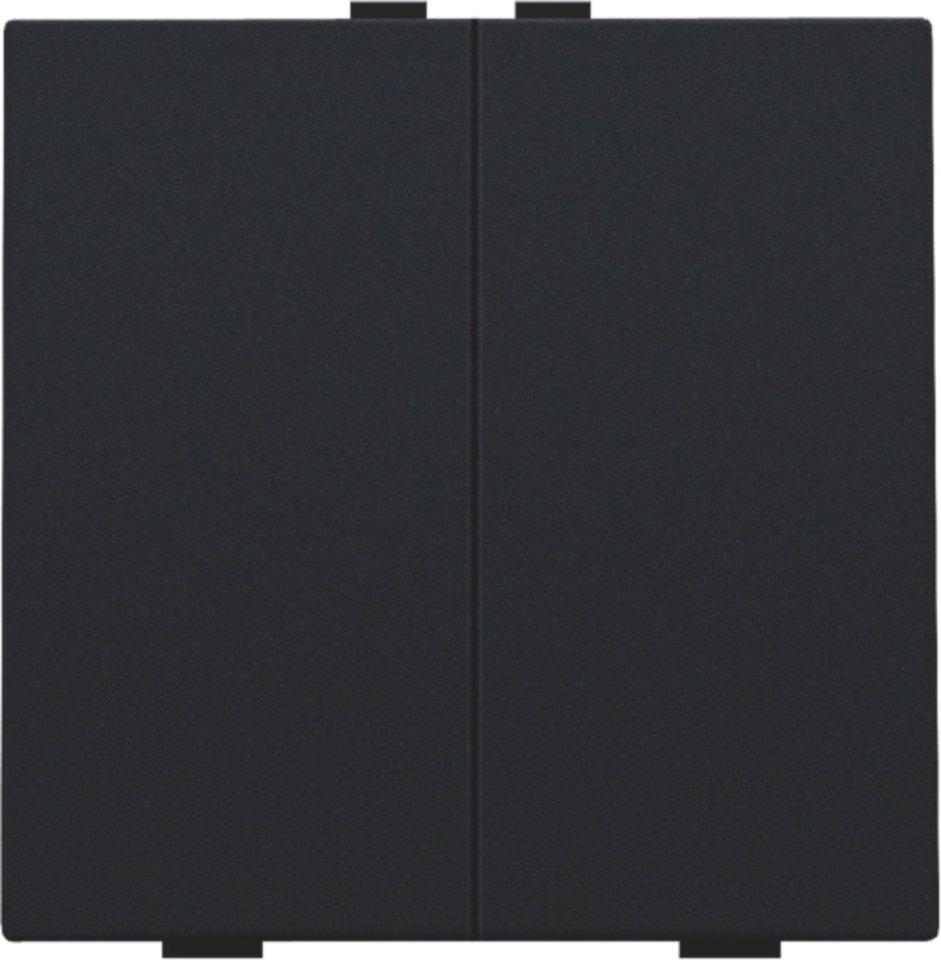 Zweifach-Taster für Niko Home Control schwarz coated