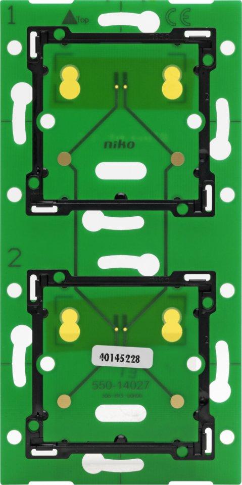 Zweifach- vertikale wandmontierte Platine für Niko Home Control